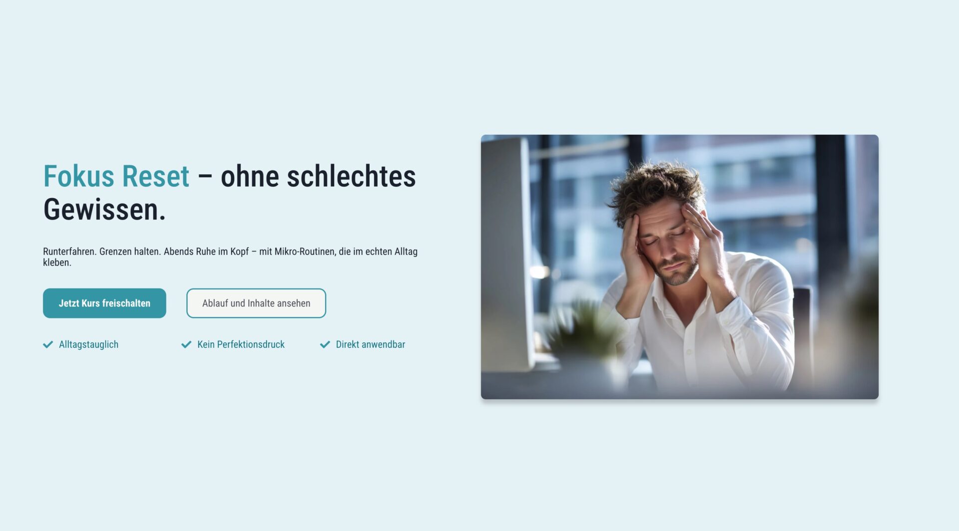 Fokus Reset – Dein Upgrade für Alltag & Erfolg